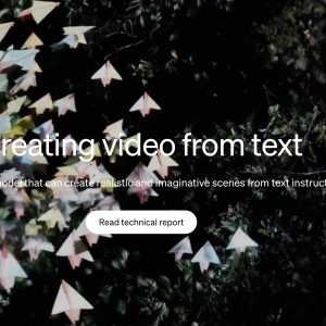 Sora, Outil de génération vidéo par IA