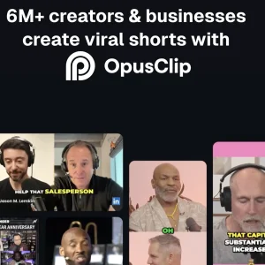 + de 6 millions d'utilisateurs Opus Clip