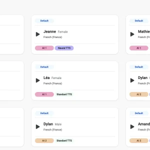 Voix françaises sur Voicemaker
