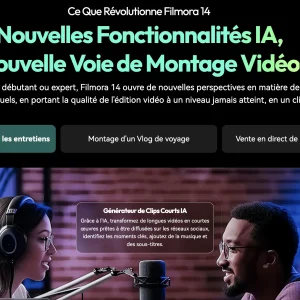 Découvrir la version 14 de Wondershare Filmora