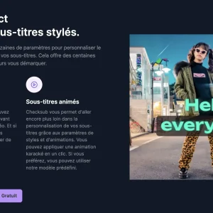 Générer des sous-titres vidéos avec l'IA Checksub